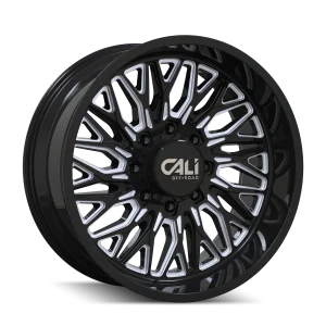 Cali Off-Road – CRUSHER – Black – 22″x10″ -19mm – Summer Wheels – 9118-22183BM